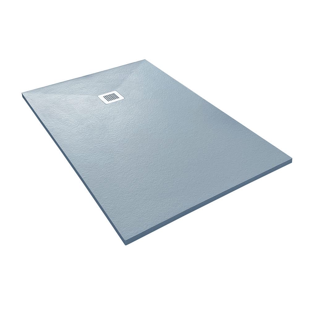 Douchevloer composite 140x90 gris pour créer une véritable douche à l'italienne relaxante