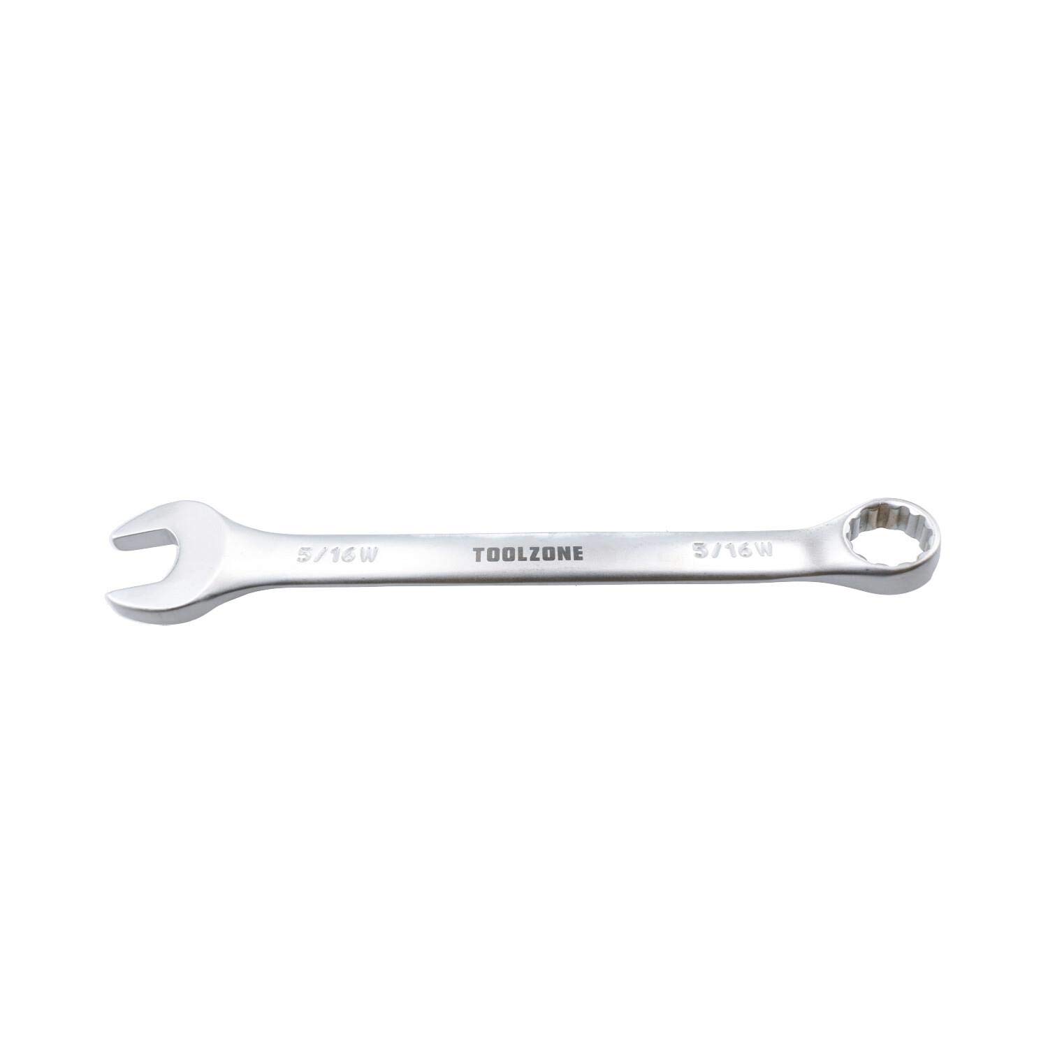 Ab Tools Chrome 5/16" Whitworth Combination Spanner Vanadium Steel 190Mm Wrench