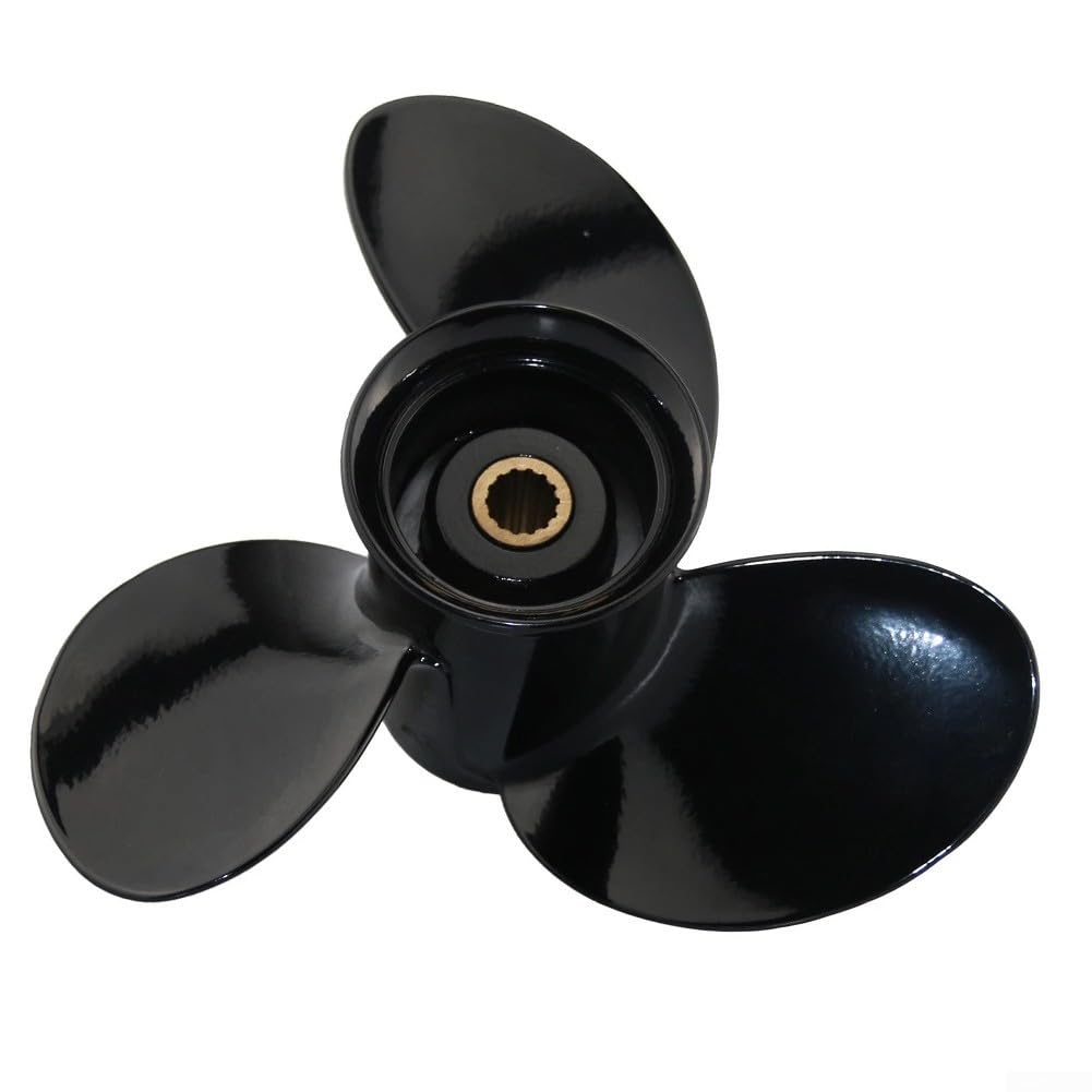 Elica per barche 9-1/4 x 9 3, 14 denti per Mercury Fuoribordo 9.9-20HP Alluminio Elica Parte di ricambio per il motore