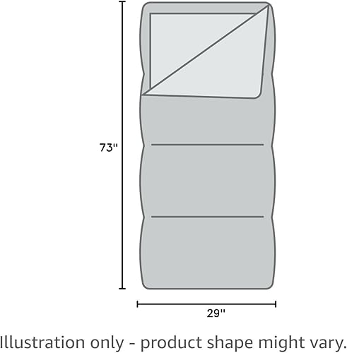 Miniatura 5 de Kelty Rambler - Saco de dormir sintético CloudLoft de 50 grados, se abre completamente a una manta, cremallera antiatascos y más