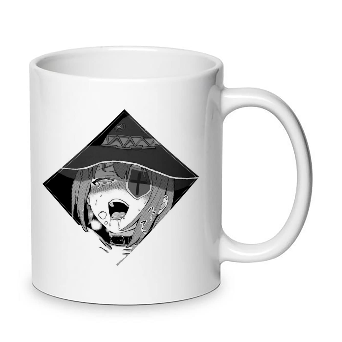 Megumin Ahegao - Megumin kaffemugg keramisk tekopp 330 ml