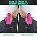 Gun Holster for Men&Women, IWB/OWB 9mm Holsters, 380 Pistol Holster fits Glock 19/17/23/26/27/42/43x, S&W M&P Shield, Sig Sauer and Similar Handguns (Pink with Mag Pouch)