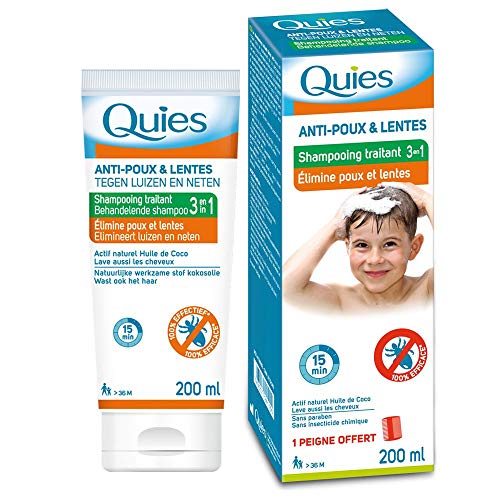 QUIES - Shampoo trattante 3 in 1 anti pidocchi e