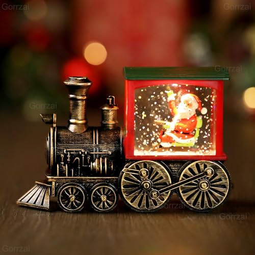 Gorrzai COOSG1 Train Snow Globe Christmas Snow Globe Lantern thumb #6