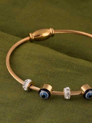 Image of PALMONAS Evil Eye Bracelet for Womens - Waterproof & Anti-Tarnish, Gift for Girls & Women