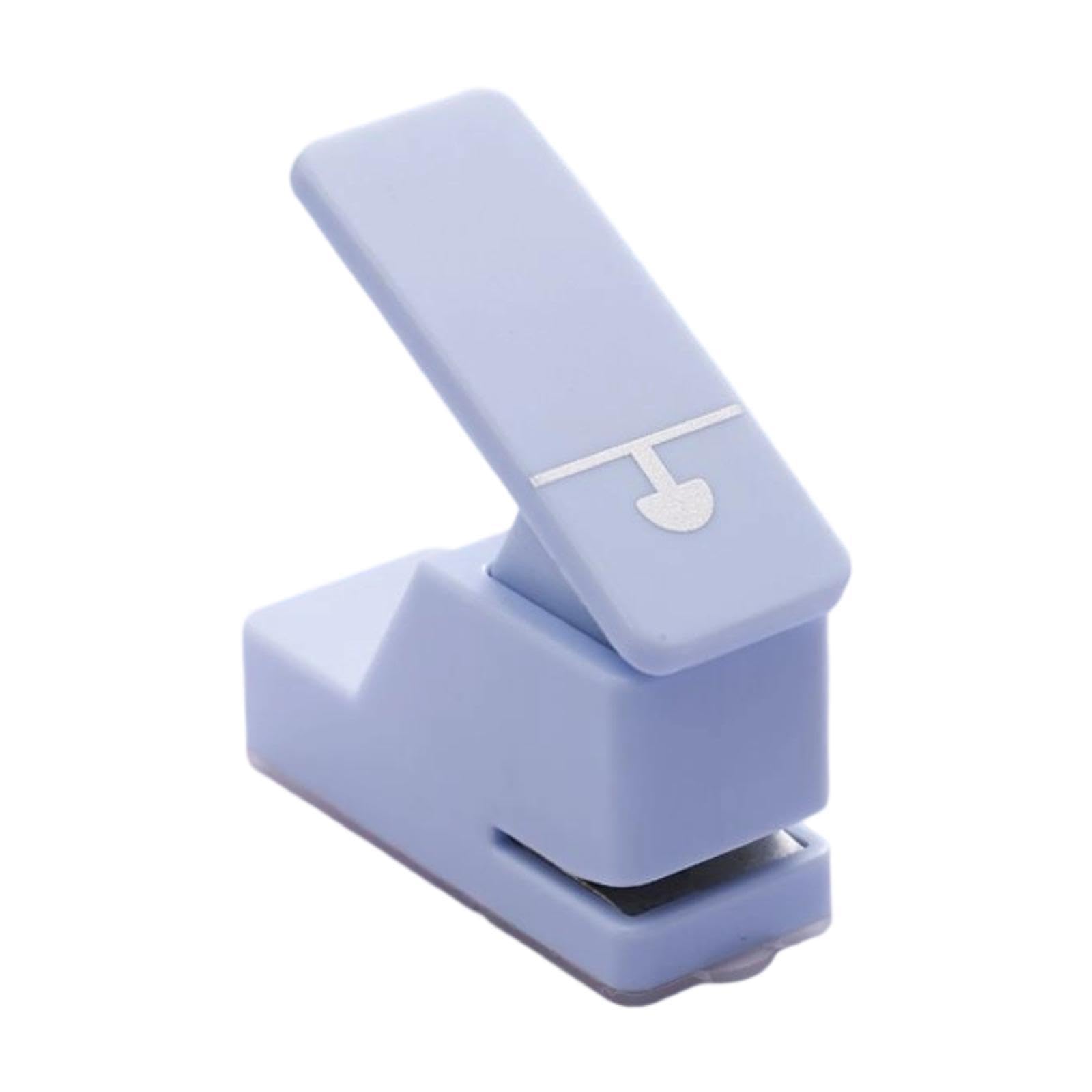 Amagogo Paper Hole Puncher Single Hole Punch School Supplies Paper Punching for Binders Crafts Art Project Card Making Disc Binding, Blue Mushroom Hole