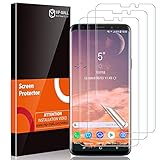 MP-MALL [3-Pack] Screen Protector for Samsung Galaxy S9 Plus, [Bubble Free] [Flexible Film] HD Clear, Lifetime Replacement Warranty