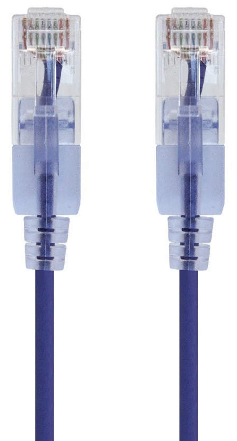 Monoprice Cat6A Ethernet Patch Cable - Snagless RJ45, 550Mhz, 10G, UTP, Pure Bare Copper Wire, 30AWG, 10-Pack, 1 Feet, Black - SlimRun Series — Amazon image 16