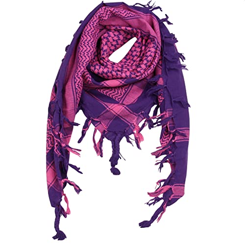 Freak Scene Kufiya - violet - rose vif - 100 x 100 cm - Shemagh - foulard Arafat palestinien - keffieh en coton Cover