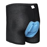 M&A ROPA CICLISMO, CULOTTE CORTO ACOLCHADO RELLENO 3D GEL SIN TIRANTES PARA HOMBRE, ROPA INTERIOR CALZONCILLOS BÓXER DE CICLISMO BICICLETA XXL