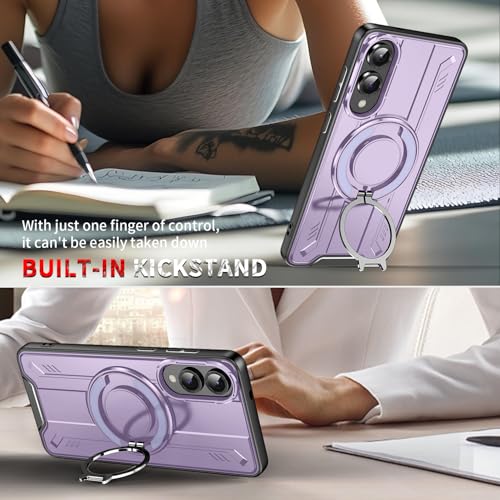 Coque Violette pour Samsung Galaxy S25 Edge Protection Arrière LS