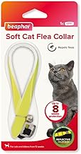 Beaphar – Soft Flea Collar for Cats – Repels Fleas For up to 8 Weeks – Adjustable Fit With Safety Mechanism – Reflective Finish for More Visibility at Night – 1 x Reflective Collar