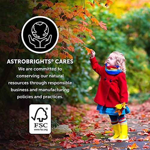 Neenah Astrobrights® Bright Color Paper, Letter Size Paper, 24 Lb, Assorted Colors, 500 Sheets #TOP7