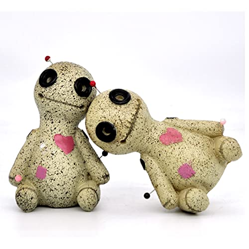 2 Pcs Right & Left Tilted Voodoo Doll Cone Burner Backflow, Resin Incense Burner Holder, Smokes Out Of Mouth Eyes For Christmas Festival Gifts Home Office Meditation Yoga Room Table Decorations Wueuru #TOP1