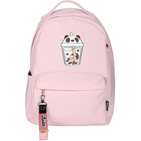 Kawaii Bear Crepe Daypacks Boba Backpack