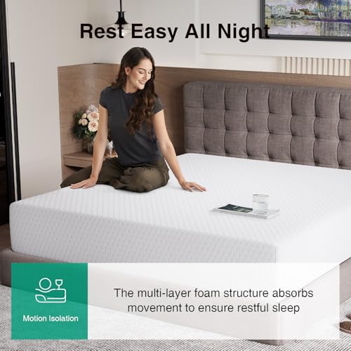 Image of Novilla Queen Mattress 14 Inch, Queen Size Memory Foam Mattress for Pressure Relief & Supportive Comfort, Cool Refreshing Sleep Mattress in a Box, CertiPUR-US Certified, Medium Firm
