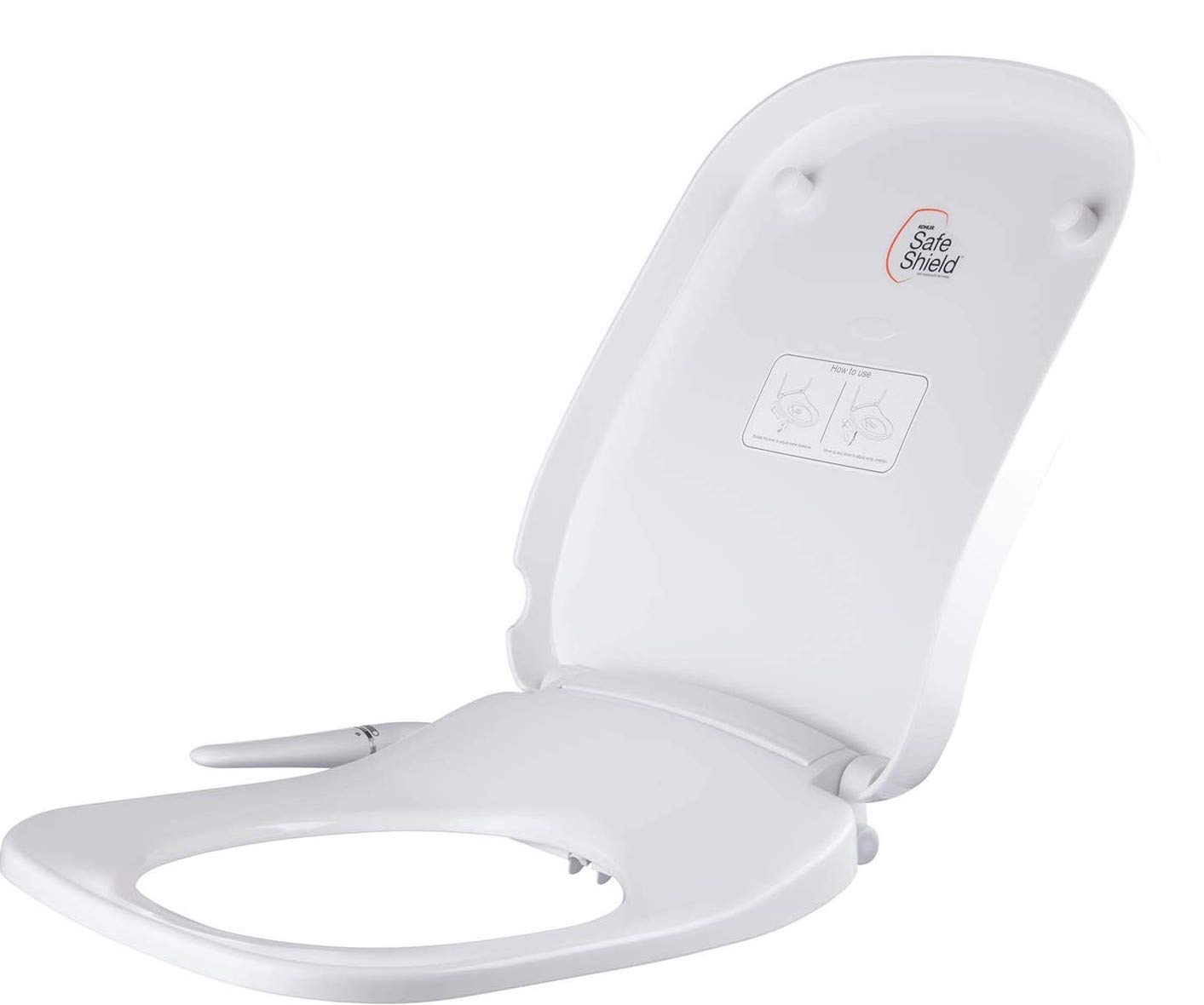 Kohler PureClean Bidet Toilet Seat - Square Shaped, White - Toilet Seat for Bathroom - Retractable Wand with Front and Rear Wash - Adjustable Spray Position and Pressure - Quiet Closing Seat 8196IN-0 (B07RMWQF29) Amazon Price History, Amazon Price Tracker