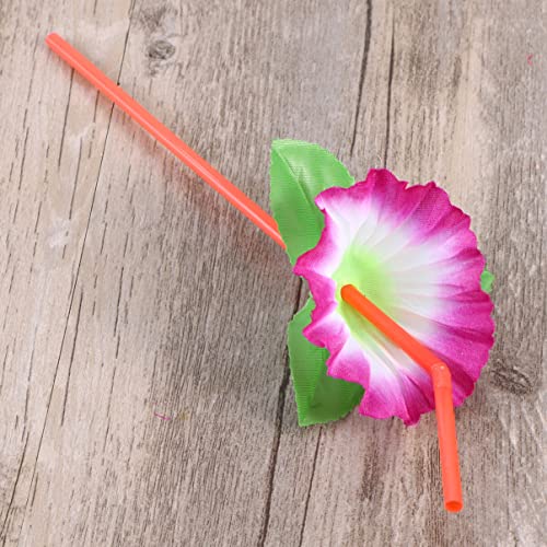 Pitillos desechables con diseño floral 20 piezas miniatura 7