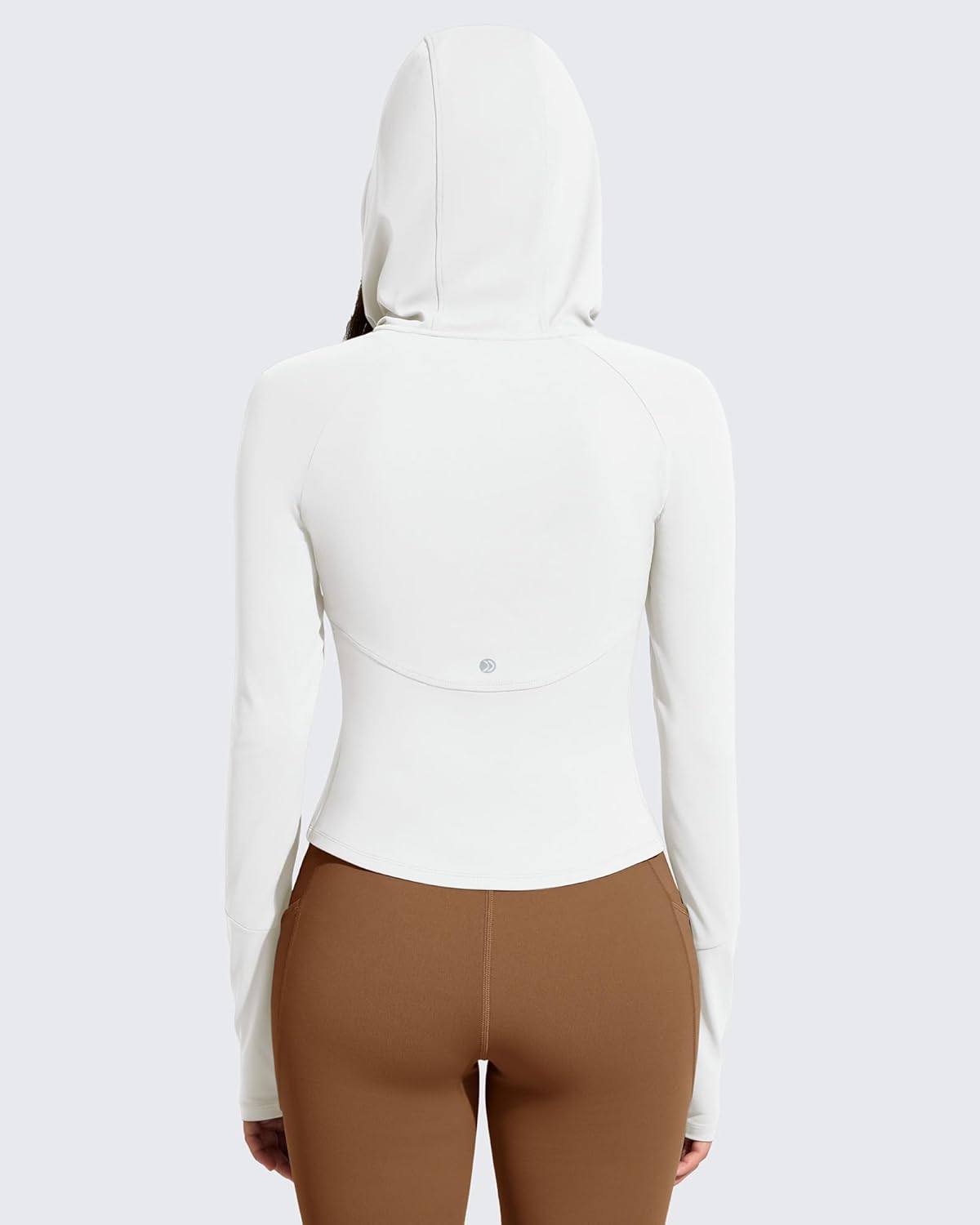 G4Free BareFeel Women's Half Zip Pullover Hoodies Slim Fit Yoga Running Long Sleeve Tops with Thumbholes