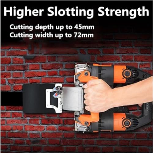 Machine de rainurage de mur 5200W et scie circulaire à béton