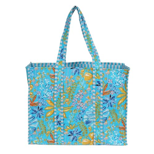 Image of Marubhumi Women Lightweight Travel Bag Purse Cotton Shoulder Tote Bag For Shopping Grocery & Beach Bag