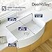 Farmhouse Sink, DeerValley 30'' L x 21'' W Fireclay Farmhouse Kitchen Sink Single Bowl White Farm Sink Grove Arch Edge Curved Apron Front Sink with Bottom Grid and Strainer DV-1K0066A