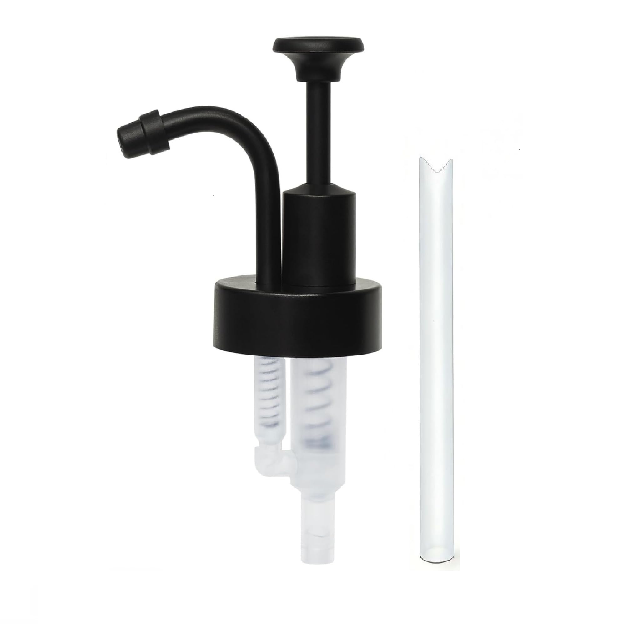 View 1 of 1.3in (33 mm) Wide Mouth Soap Dispenser Pump Head, Replacement for 1.3in (33 mm) Neck Size Bottles, Classic Retro Style, Rust Proof & Leak Proof for Soap Lotion Bottle Upcycling (Black)