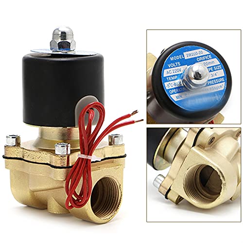 Électrovanne 3/4" 220V évite les fuites d'eau air et huile - 4