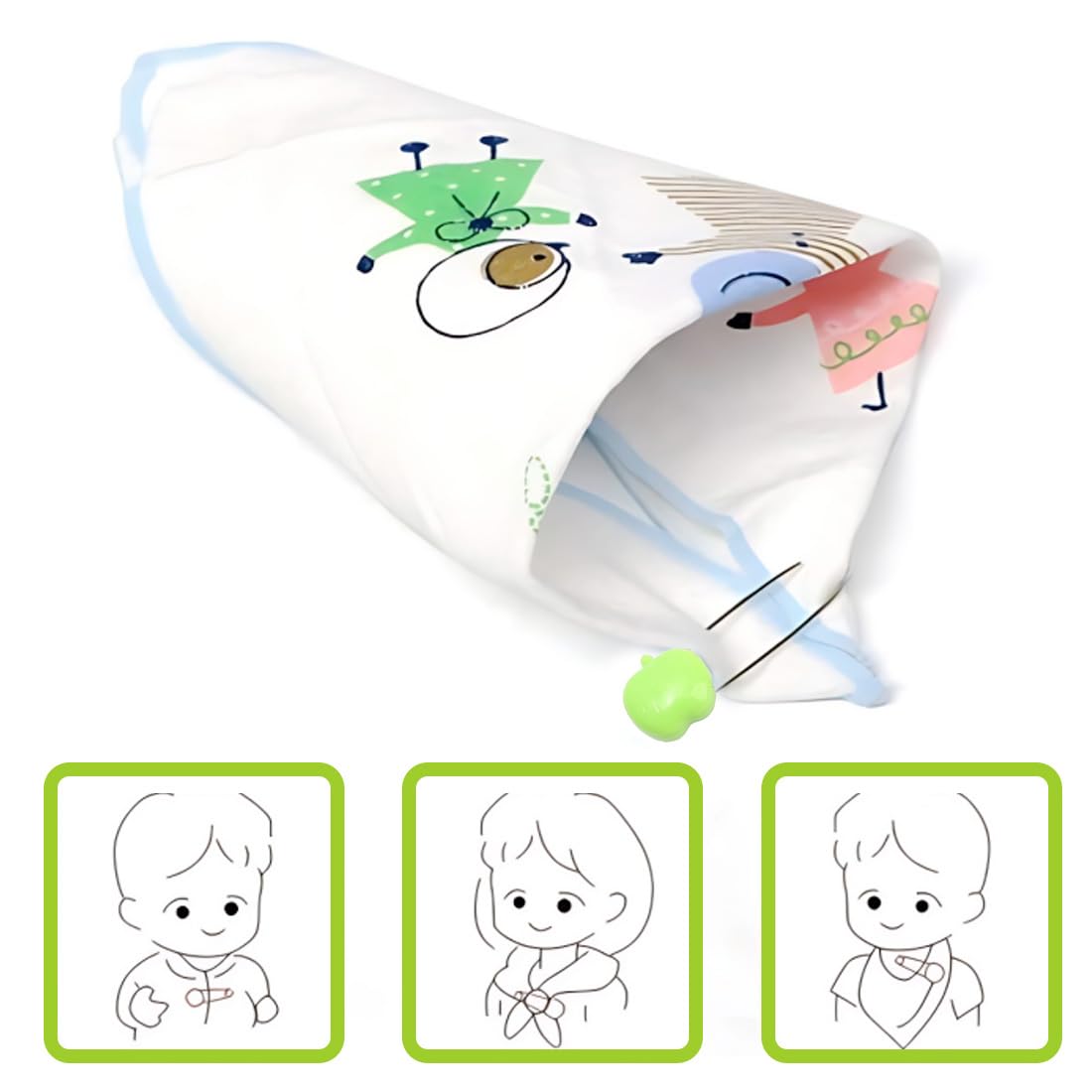 Épingles à Couches en Acier Inoxydable 50 Pièces Assorties pour Bébé Sécurité