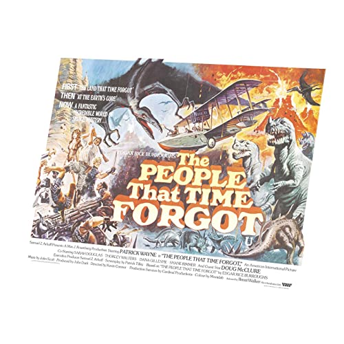 Vieille affiche anglaise de film fantastique retro pour revivre la nostalgie du cinéma