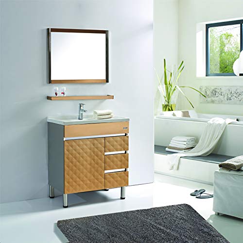 FUAO SANITARYWARE Foster Floor Designer Art Bathroom Vanity with