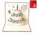 Tarjetas de felicitación Cumpleaños, Deesospro® Tarjeta de cumpleaños Regalo para familiares, amigos y amantes Especial, Tarjeta de felicitación emergente 3D, Sobre incluido