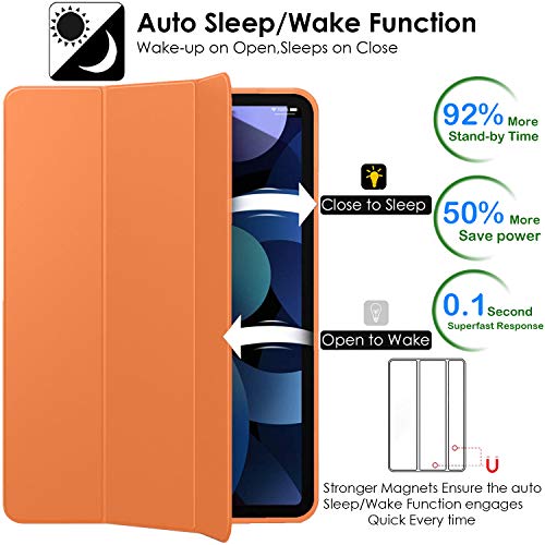 Image of DuraSafe iPad 10.9 inch 10th Generation 2022 TPU Cover A2696 A2777 MPQ13HN /A MPQ33HN /A MPQ03HN /A MPQ23HN /A A2757 MPQ93HN /A MPQC3HN /A MPQ83HN /A MPQA3HN /A MQ6K3HN /A MQ6L3HN /A - Orange