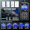 BT60 Pro Tester Digitale per Batterie Auto, 100-3000 CCA, Analizzatore Sistema di Avviamento e Carica, Compatibile 6V 12V 24V, per Batterie AGM Litio Gel, con Stampa Cloud