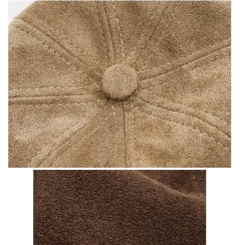 Gorra Mujer Suede Wool Estilo Baker Boy Invierno miniatura 7