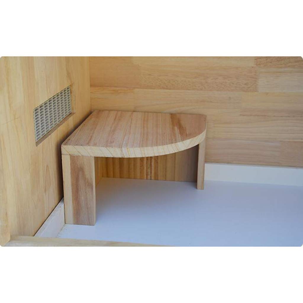 Escondite de reptiles de Paulownia, caja de cueva para reptiles, decoración de esquina de hábitat, escondites de tortugas, serpientes lagarto, accesorios para cajas de reptiles, adornos (20*16*15 cm)
