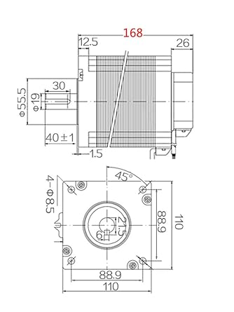 BLDC Motor 110V/220V 3000rpm 1.5KW 1500W 4.78N.M High Torque Brushless Motor Low Noise Single Phase Electric Servo Drive Motor (110v-1500W3000rpm)