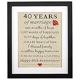 Corfara 40th Anniversary Burlap Print 11