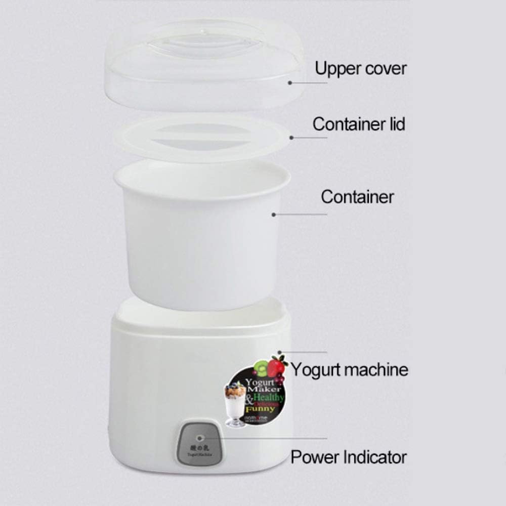 Automatic Yogurt Maker Machine 4 Glass Jars Customized for Your Taste and Thickness Electric Maker
