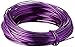 Minor Details 42625 18 Gauge Aluminum Craft Wire, 39', Purple