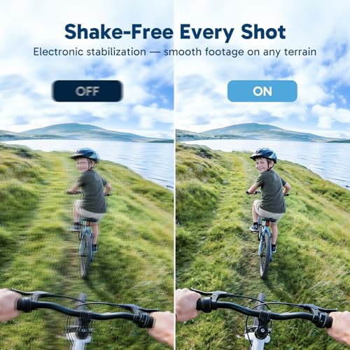 AKASO EK7000 4K30FPS 20MP WiFi Action Camera with EIS Ultra HD 131FT Waterproof Underwater Camera Remote Control 4X Zoom Support External Microphone Black - Image 6