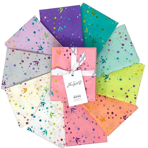 Tula Pink Saturday Stash Fairy Dust 10 Fat Quarters FreeSpirit Fabrics