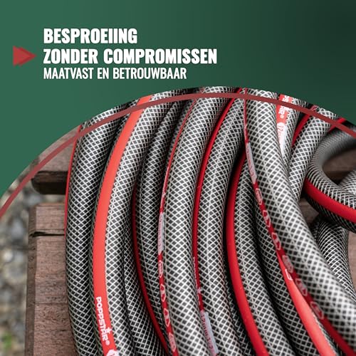 Poppstar PVC Tuinslang 50m, 19mm Binnendiameter 23mm Buitendiameter (3/4 inch), 3-laags, Druk max. 7 bar, Flexibele Tuinwaterslang - Afbeelding 5