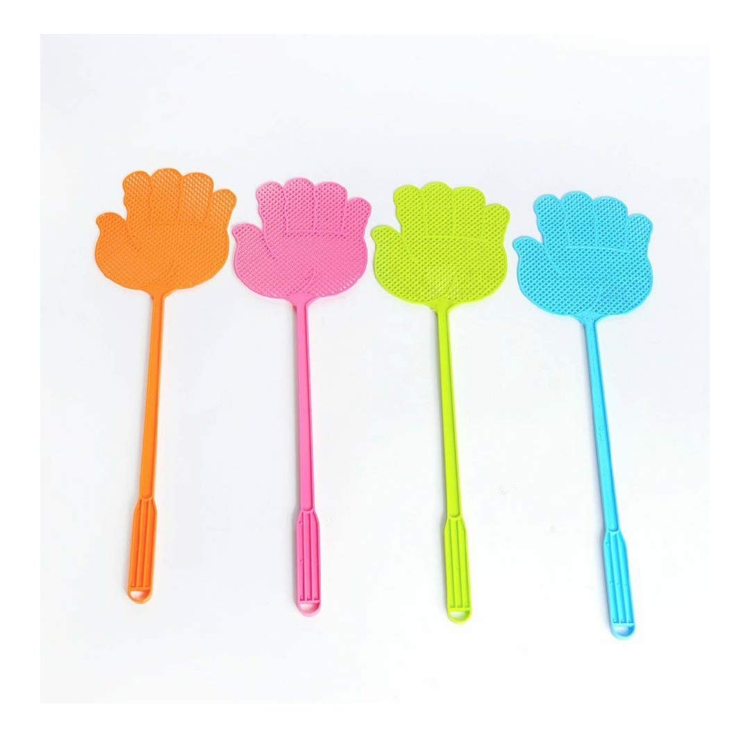 OHRID Hand Shape Fly Swatter Mosquito Swatter 100% Eco Friendly & No Chemical (Assorted Colour) Pack of 4-image-10
