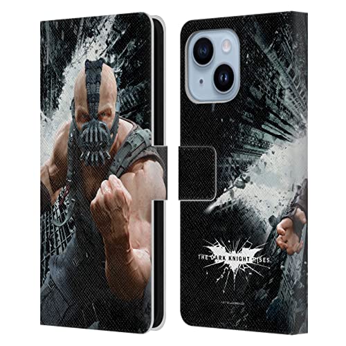 Étui portefeuille Bane Dark Knight Rises iPhone 14 Plus protection cuir