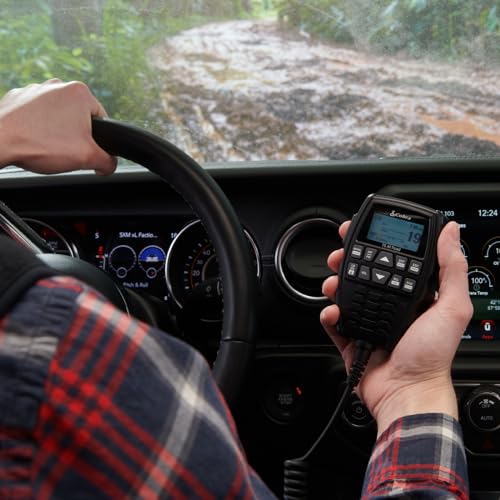 Image of Cobra 75 All Road Wireless CB Radio with BlueParrott B450-XT Noise Cancelling Bluetooth Headset - Dual-Mode AM /FM, Full 40 Channels, Bluetooth Connectivity, Black