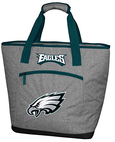 Rawlings NFL Soft Sided Insulated Large Tote Cooler Bag, 30-Can Capacity, Philadelphia Eagles