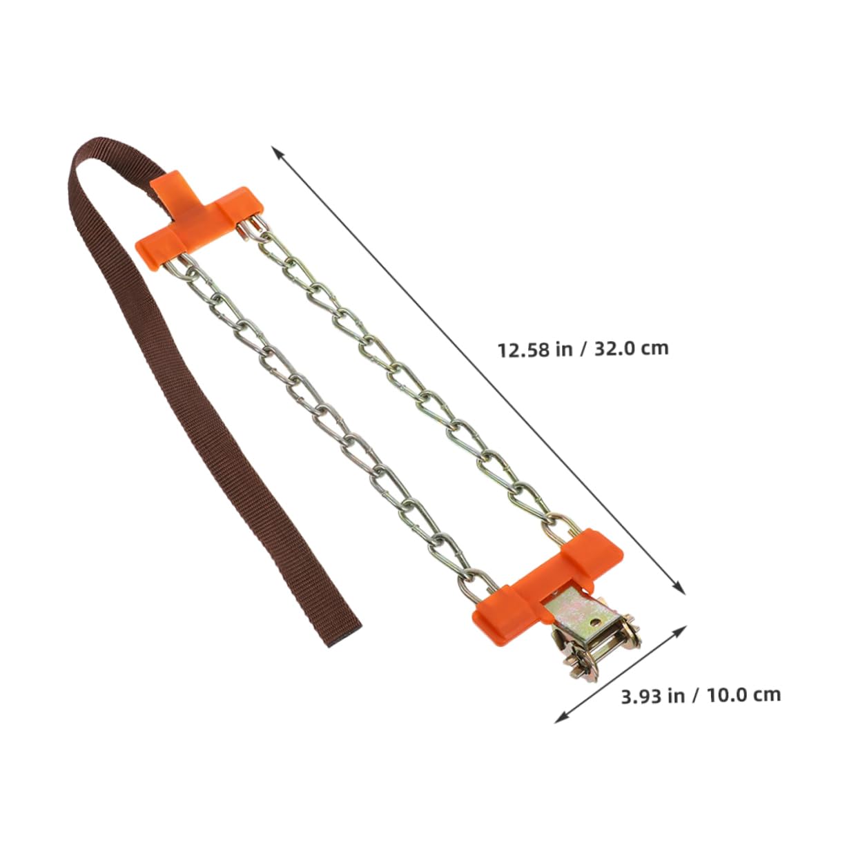 Cadenas de Nieve Antideslizantes para Coche y Suv, Acero, Ajustables, de Fácil Instalación, 2 Piezas, para Emergencia en Invierno