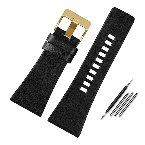 Bracelet de montre cuir véritable Diesel DZ7396 pour look urbain