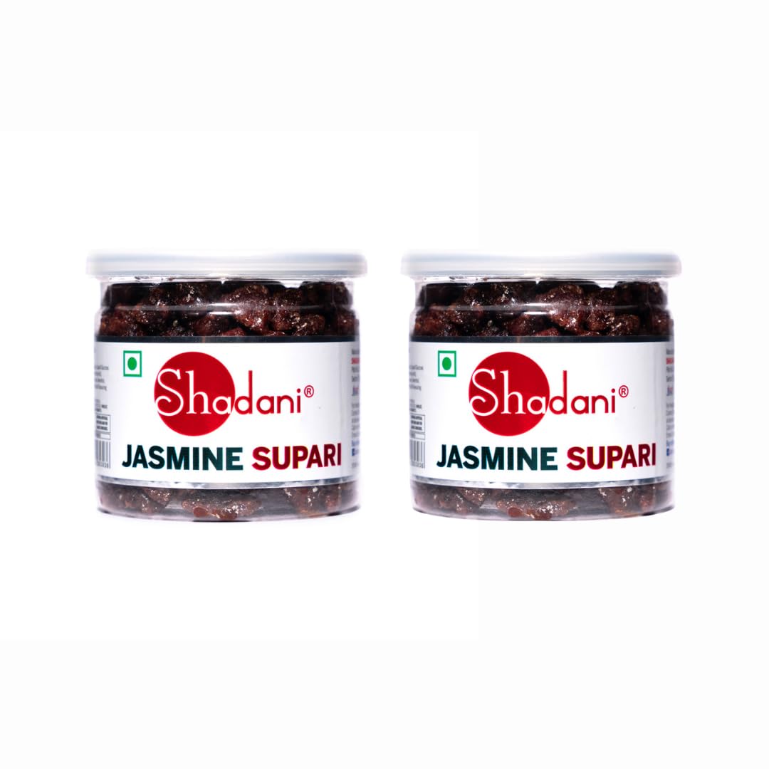 Shadani Jasmine Supari - 100g Can (Pack of 2) | Sweetened Betel Nut Mouth Freshener (B0CJLR3Z1C) Amazon Price History, Amazon Price Tracker